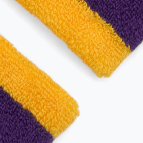 Bentiță Nike Swoosh Wristbands university gold/court purple/university gold