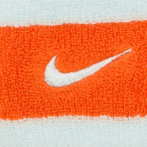 Bentiță Nike Swoosh Wristbands glacier blue/safety orange/glacier blue