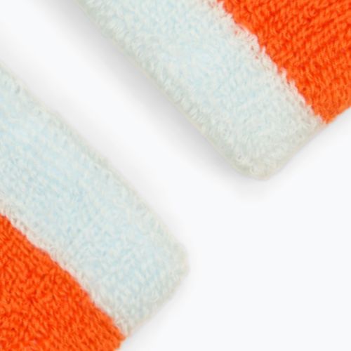 Bentiță Nike Swoosh Wristbands glacier blue/safety orange/glacier blue