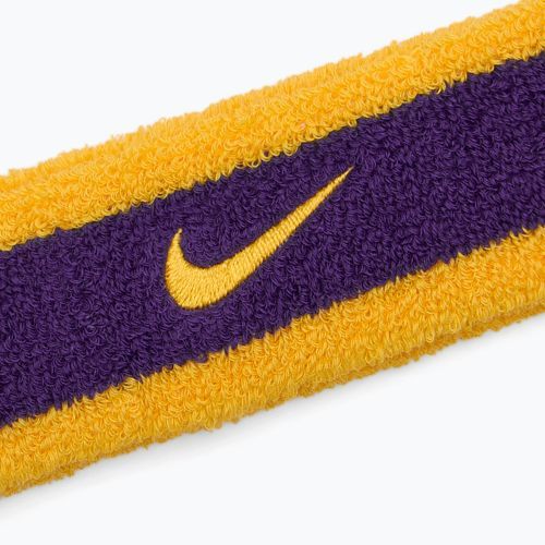 Bentiță Nike Swoosh Headband university gold/court purple/university gold