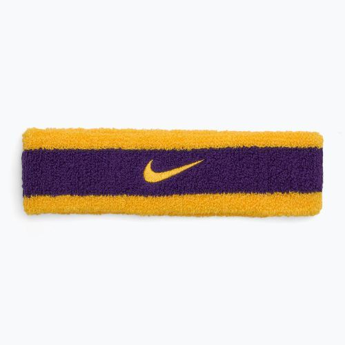 Bentiță Nike Swoosh Headband university gold/court purple/university gold