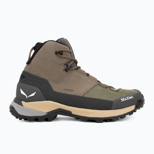 Salewa cizme de trekking pentru bărbați Puez Leather Mid Ptx bungee cord / onyx