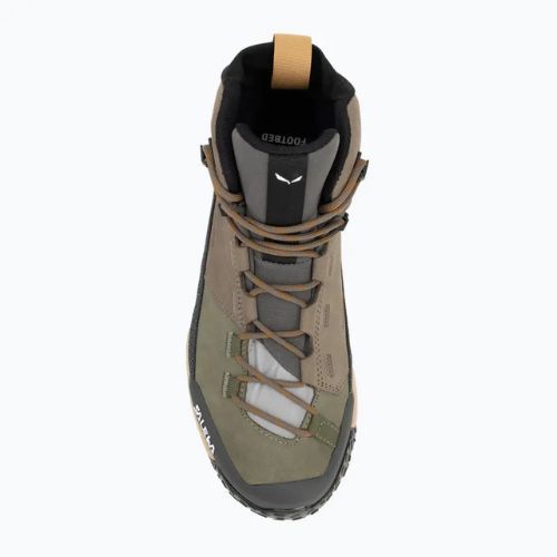 Salewa cizme de trekking pentru bărbați Puez Leather Mid Ptx bungee cord / onyx