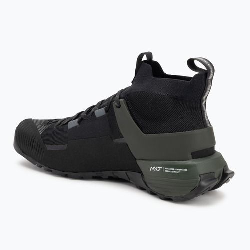 Pantofi de abordare pentru bărbați Salewa Wildfire Nxt Knit onyx / dark olive