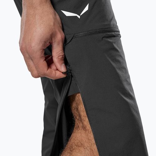 Pantaloni de trekking pentru bărbați Salewa Puez Talveno Dst 2/1 black out