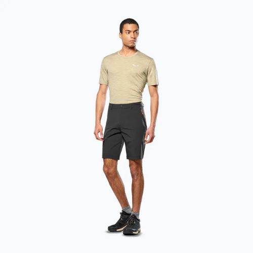 Pantaloni scurți de trekking pentru bărbați Salewa Puez Talveno DST black out