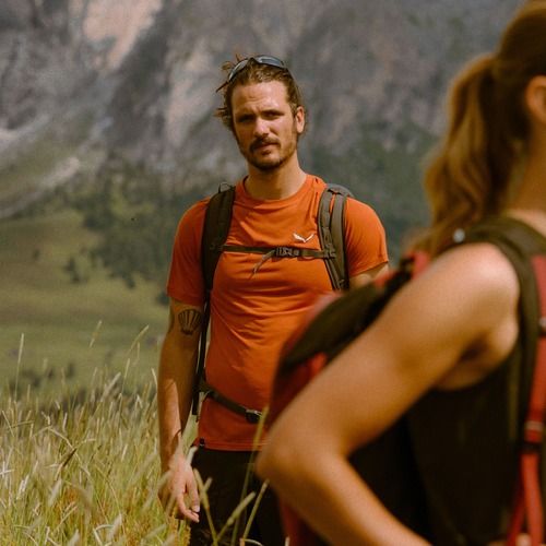 Salewa Puez Dry bombay maro cămașă de trekking pentru bărbați