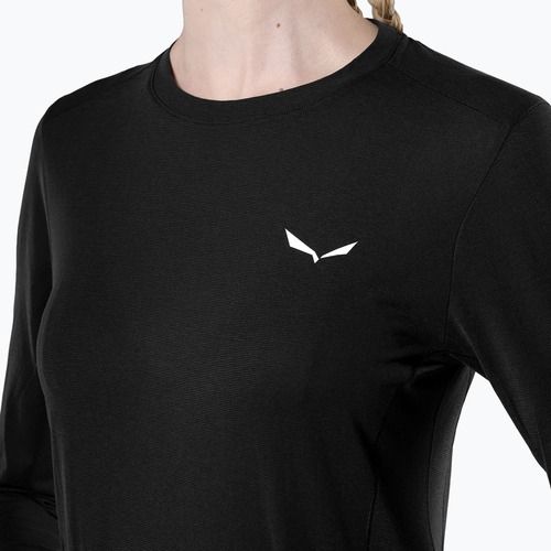 Longsleeve de trekking pentru femei Salewa Puez Dry black out