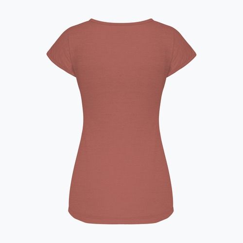 Tricou de trekking pentru femei Salewa Puez Melange Dry etruscan red melange