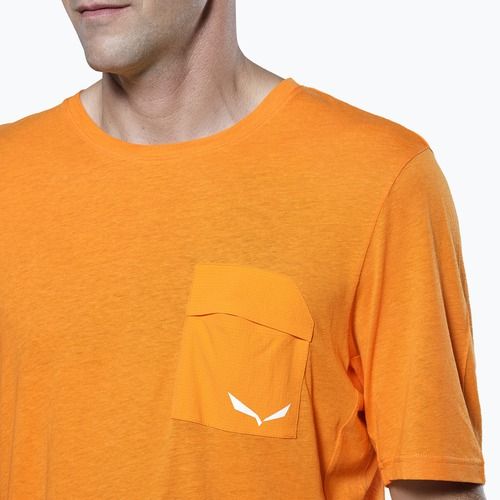 Tricou de trekking pentru bărbați  Salewa Agner Hemp/Dst turmeric