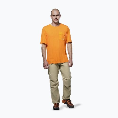 Tricou de trekking pentru bărbați  Salewa Agner Hemp/Dst turmeric