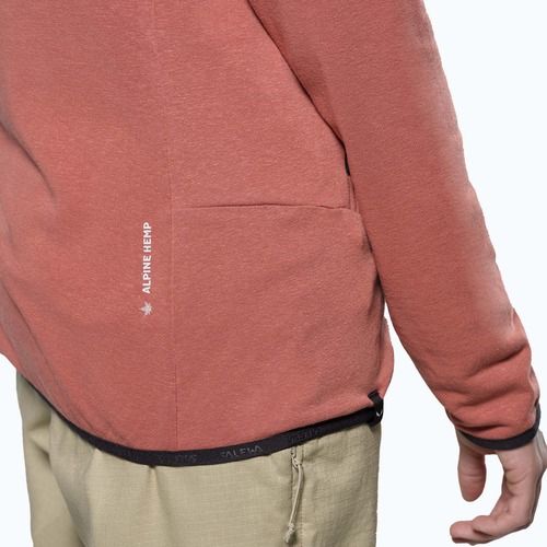 Hanorac de trekking pentru femei Salewa Agner Hemp 2 Hooded etruscan red