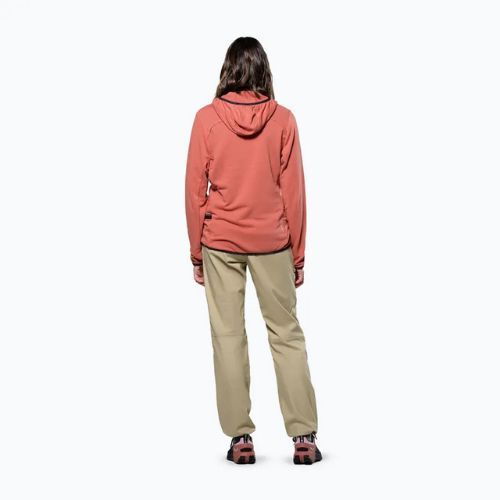 Hanorac de trekking pentru femei Salewa Agner Hemp 2 Hooded etruscan red