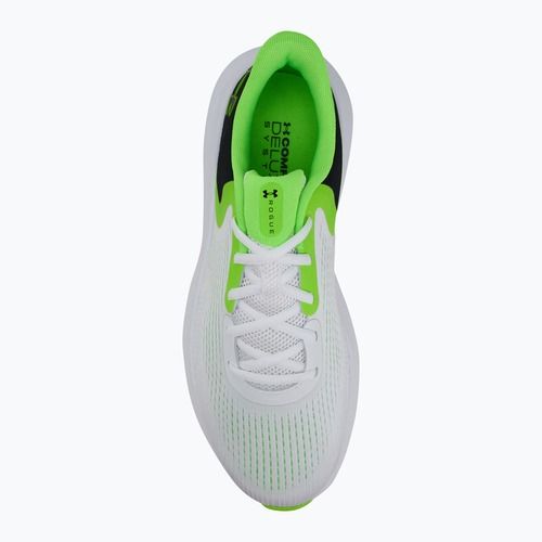Încălțăminte de alergare pentru bărbați Under Armour Charged Rogue 5 white/black/hyper green