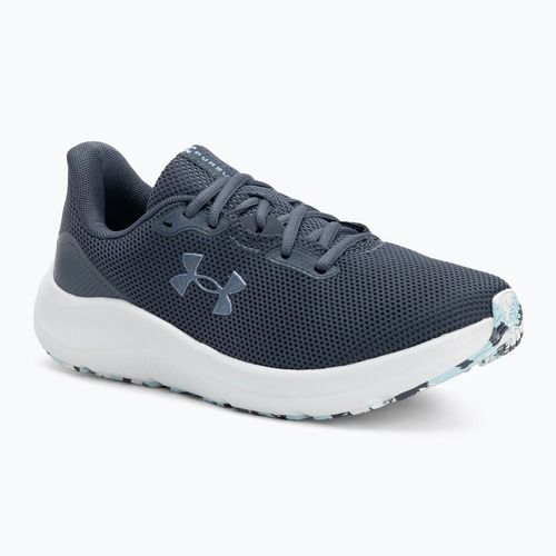 Încălțăminte de alergare pentru femei Under Armour Charged Pursuit 4 downpour gray/downpour gray/metallic gravel