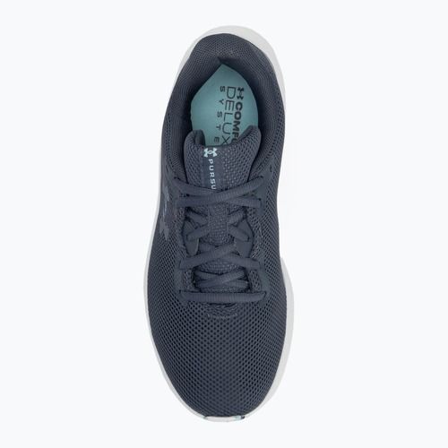 Încălțăminte de alergare pentru femei Under Armour Charged Pursuit 4 downpour gray/downpour gray/metallic gravel