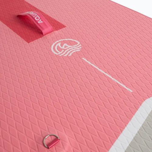 Set placă SUP gonflabilă AQUASTIC Perth 9'10" pink