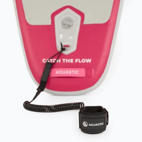 Set placă SUP gonflabilă AQUASTIC Perth 9'10" pink