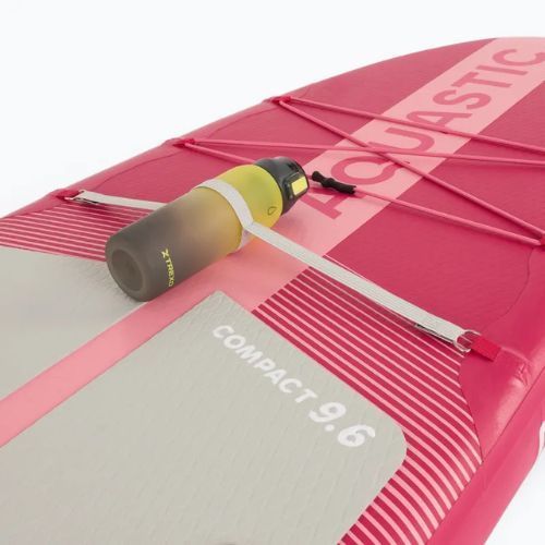Set placă SUP gonflabilă AQUASTIC Compact 9'6" pink