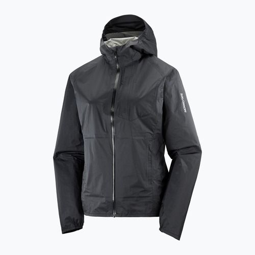 Geacă de alergare pentru femei  Salomon Bonatti Waterproof deep black