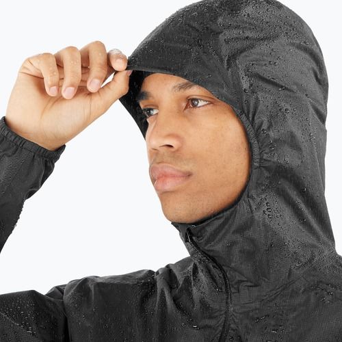 Geacă de alergare pentru bărbați Salomon Bonatti Waterproof deep black