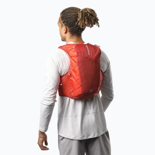 Vestă de alergare Salomon Active Skin 12 Set red dahlia/high risk red