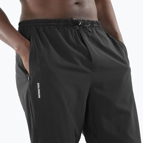 Pantaloni de alergare pentru bărbați Salomon SHAKEout Core deep black