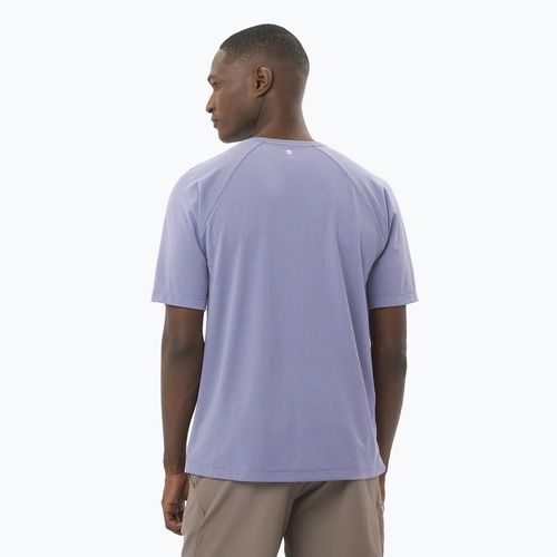 Tricou de alergare pentru bărbați Salomon SHAKEout Core blue granite