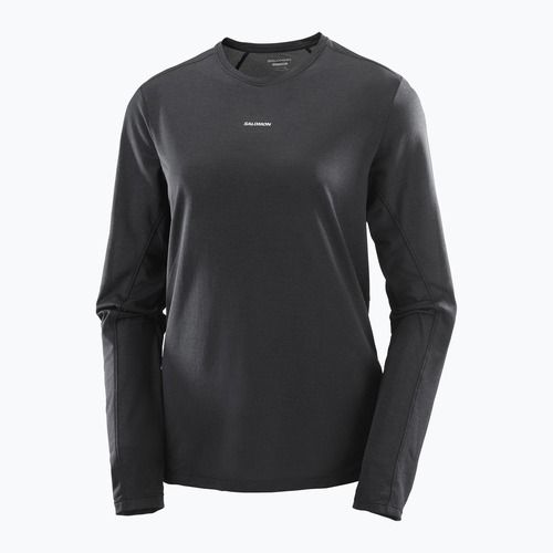 Longsleeve de alergare pentru femei Salomon SHAKEout Core deep black