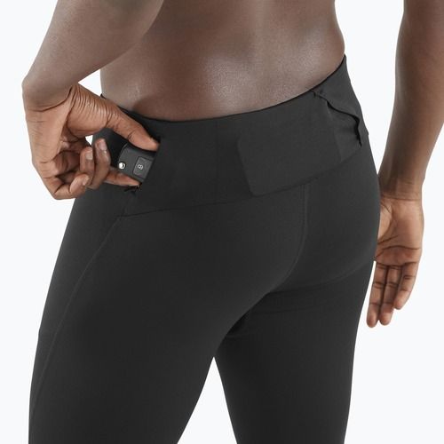 Colanți de alergare pentru bărbați Salomon SHAKEout Core deep black