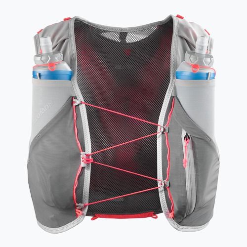 Vestă de alergare Salomon ADV SKIN 5 Set castelrock/alloy/neon flame