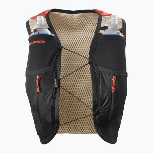 Vestă de alergare pentru femei Salomon Active Skin 12 Set emerglow/black