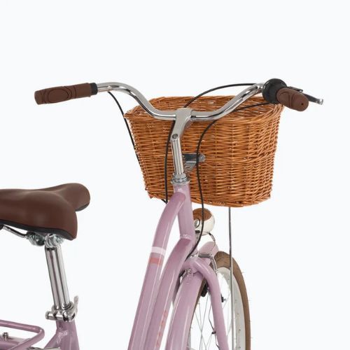 Bicicletă de oraș pentru adolescenți ATTABO CITY 26" roz