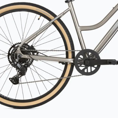 Bicicletă cross pentru femei ATTABO SANO 4.0 28" gri