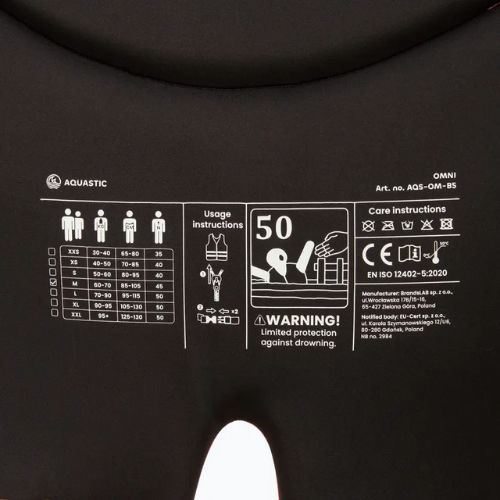 Vestă de siguranță AQUASTIC Omni 50N roz