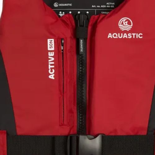 Vestă de siguranță AQUASTIC Active 50N roșu