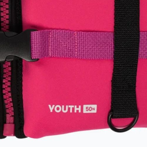 Vestă de siguranță pentru copii AQUASTIC Youth 50N roz