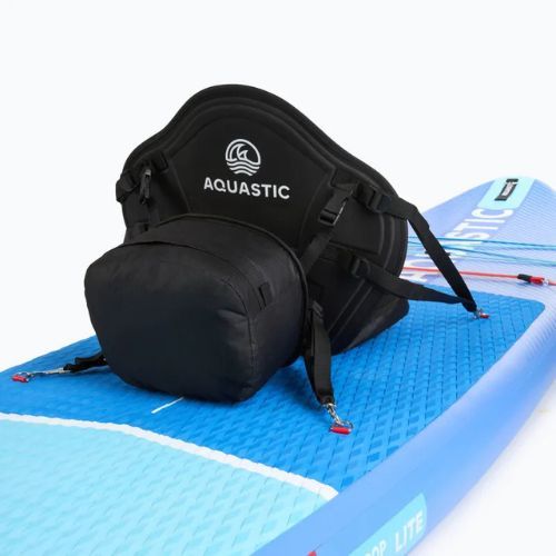 Scaun de canoe pentru placă SUP AQUASTIC AQS-B4I187-BK cu geantă negru