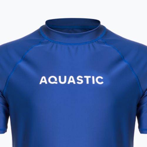 Tricou de înot AQUASTIC UV 50+ UPF Rimos granatowy