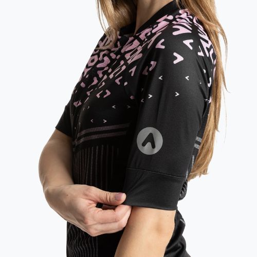 Tricou de ciclism pentru femei ATTABO Tevi WMNS negru/roz
