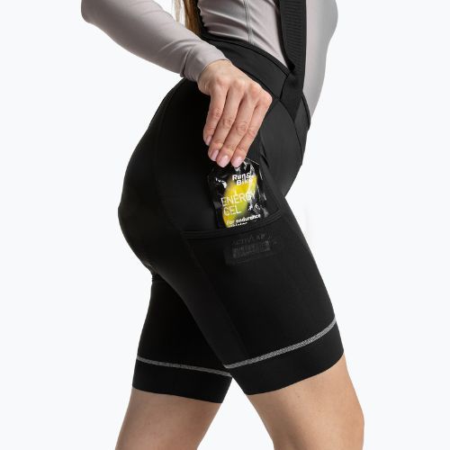 Pantaloni scurți de ciclism pentru femei ATTABO Kirun Pro WMNS Bib Shorts Cargo negri