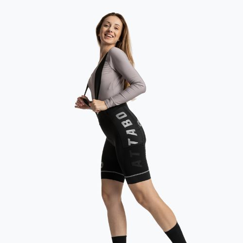Pantaloni scurți de ciclism pentru femei ATTABO Kirun Pro WMNS Bib Shorts Cargo negri