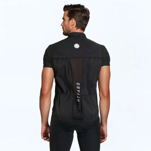 Vestă de ciclism ATTABO Cahayo Vest Windproof negru