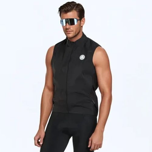 Vestă de ciclism ATTABO Cahayo Vest Windproof negru