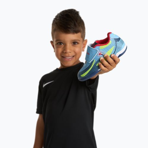 Încălțăminte de fotbal pentru copii  OneTeam Robero Junior IC niebieski/granatowy