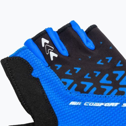 Manuși de ciclism ATTABO Vito gel shock proof albastru/negru