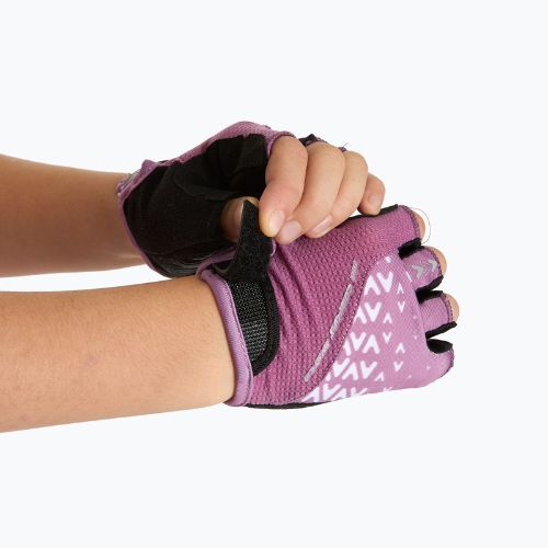 Manuși de ciclism pentru copii ATTABO Vito JRG gel shock proof roz/negru