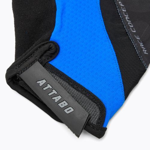 Manuși de ciclism ATTABO Kinu Pro shock absorbing system albastru/negru