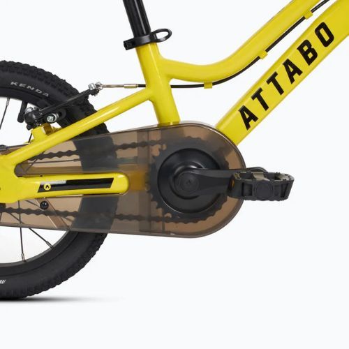 Bicicletă pentru copii ATTABO EASE 14" galbenă