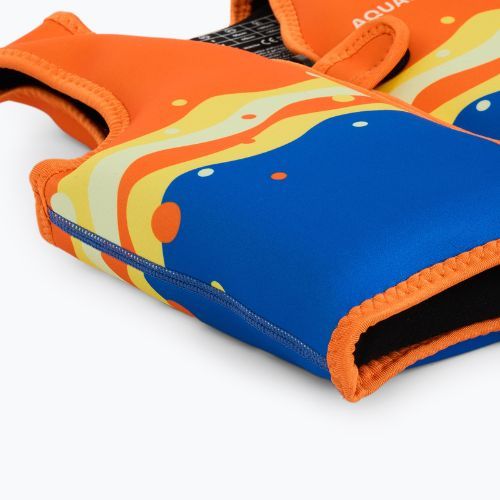 Vestă de siguranță AQUASTIC Junior portocaliu/albastru